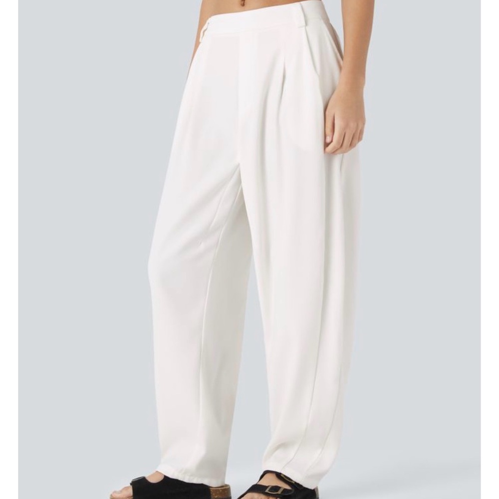 Women's White Pants - Picture 4 of 8